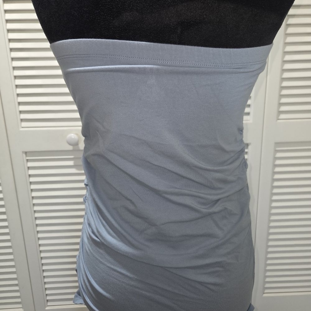 Ruched Side Long Tube Top. Torrid 00 - Picture 3 of 5
